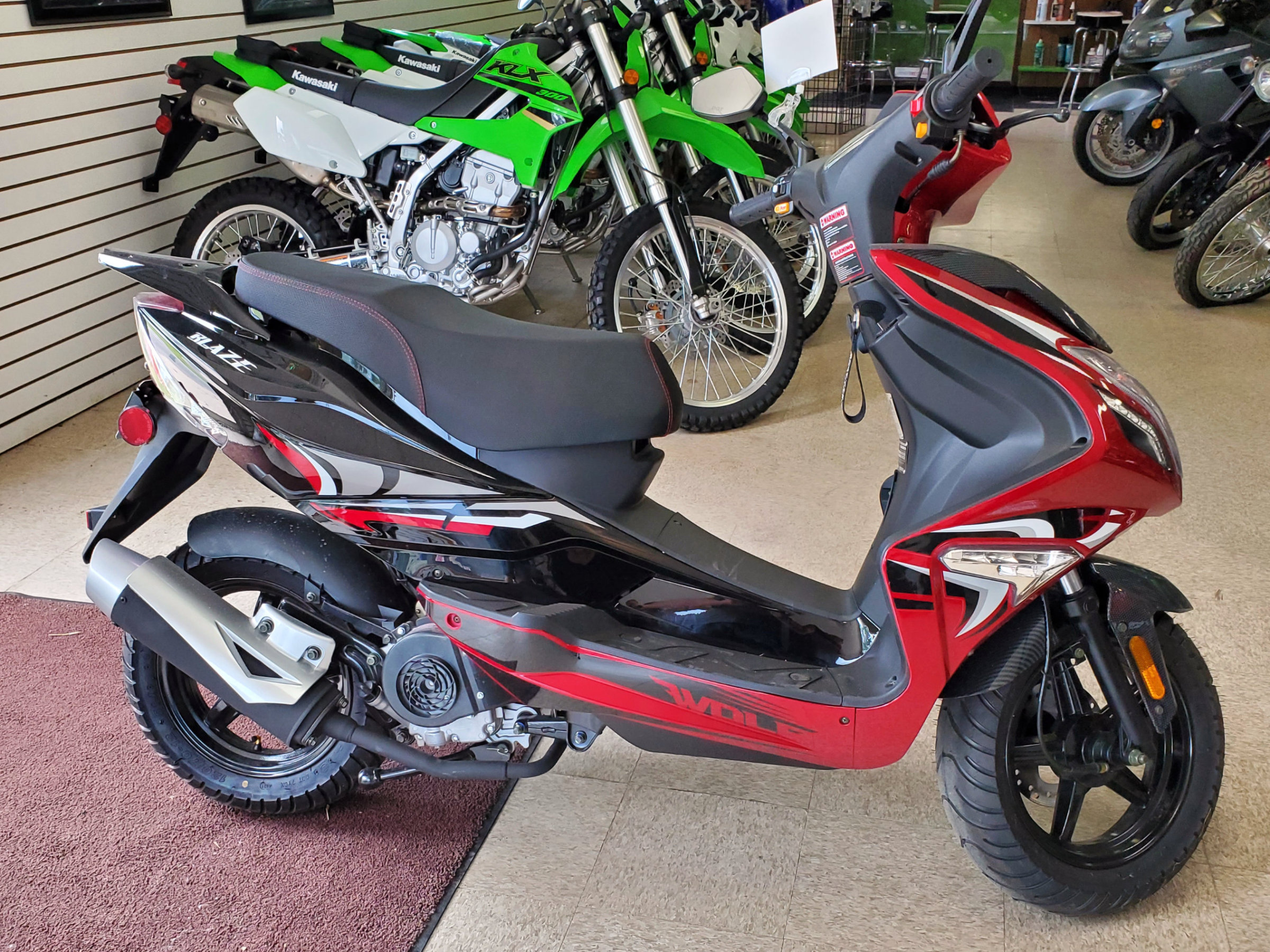 Red Wolf 50cc Scooter